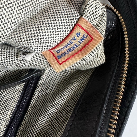 Dooney & Bourke Mary Hobo Bag Black Pebbled Leather Shoulder Purse Handbag Vtg - Picture 12 of 14